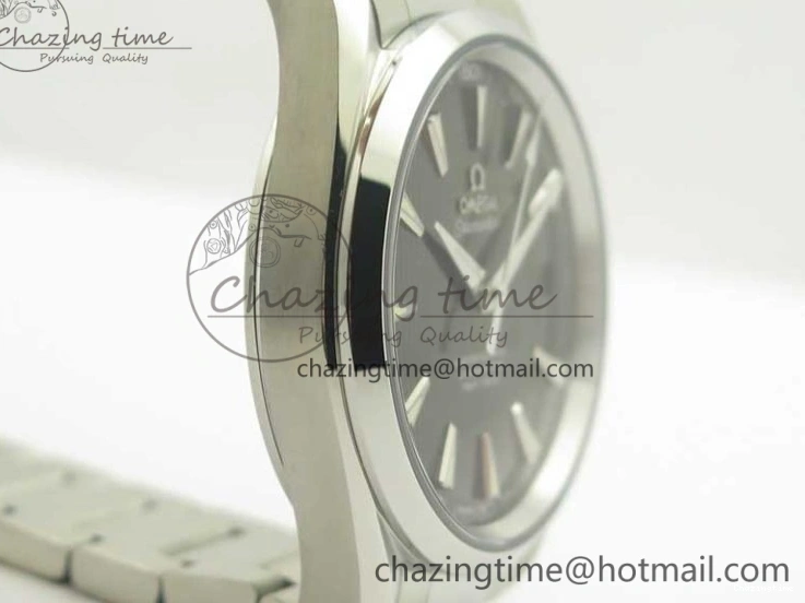 1229 Aqua Terra 150M SS VSF 1:1 Best Edition Gray Textured Dial on SS Bracelet A8500 Super Clone MultiPurpose 8039